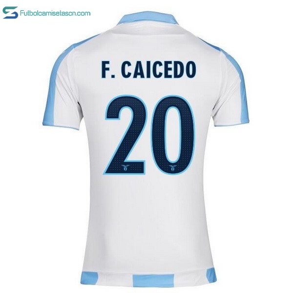 Camiseta Lazio 2ª F.Caicedo 2017/18